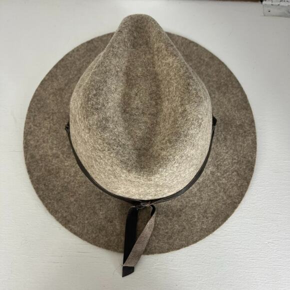 ORVIS 100% Wool Fedora Hat with Trim Women\'s Size Large Tan main image 9